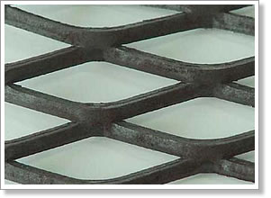Heavy Expanded Steel used as Safety Grating, Stair Tread and Platform Decking